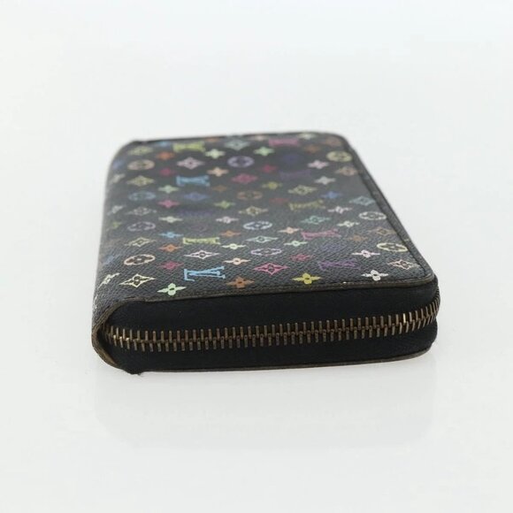 LOUIS VUITTON Monogram Multicolor Zippy Wallet Wallet Black M60243 Auth bs31331 - Picture 5 of 16